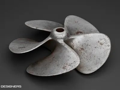 Boat Propeller 3D model 3D model
