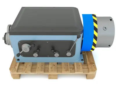 Turning machine tool - Headstock patron spare part 3D model