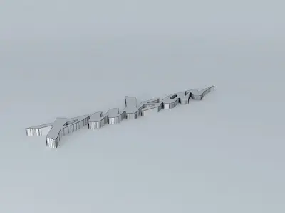 Press silver logo Free 3D model