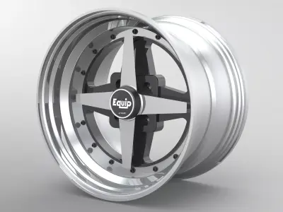 Wheels Work Equip 01 Low-poly 3D model