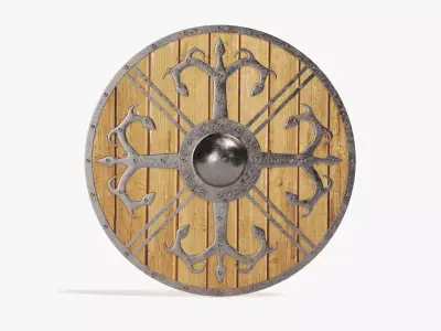 -Viking Shield V4- 3D model