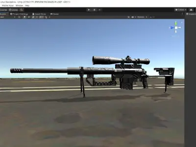 Cheytac m-200 Free low-poly 3D model