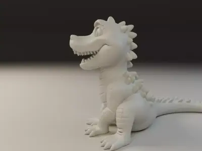 alligator 3D print model buy