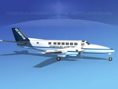 Beechcraft B99 Oceania Express 3D model
