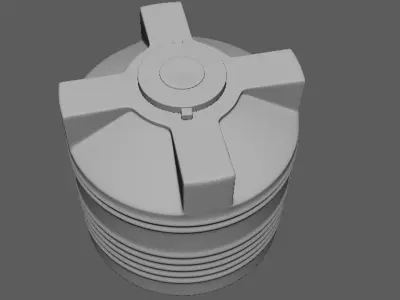 WaterTankCylinder 3D model