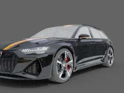 audi rs advant Free low-poly 3D model