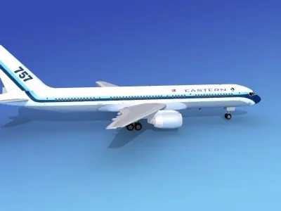 Boeing 757-200 Eastern Airlines 2 3D model