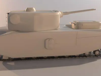  tank  P 2000 3D model