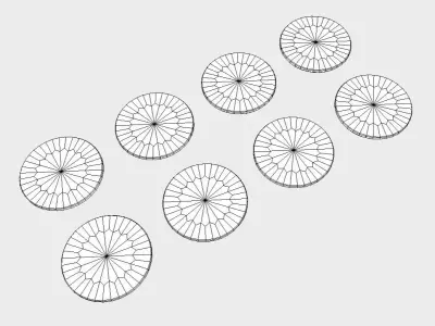 Coins - Money Low-poly 3D model