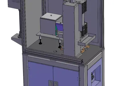 Automatic drilling machine 3D model