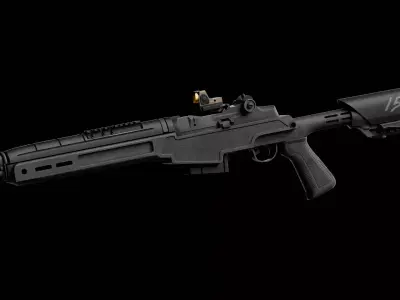 M1A SOCOM 16 CQB Low-poly 3D model