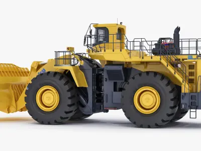 Mining loader Komatsu WA1200 3D model