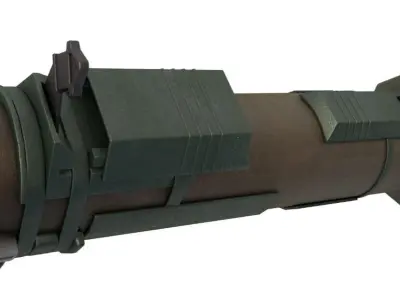 AT4 Airsoft Recoilless  3D model