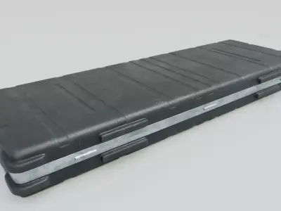 Large Hard Shell Equipment Case Low-poly 3D model