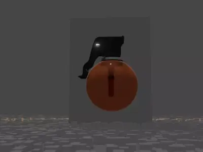 U-Grande - smart granade from future Free 3D model