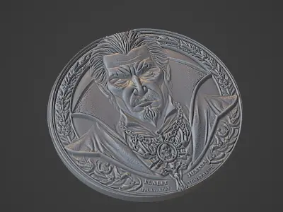 Vlad Dracula Medallion 3D print model purchase