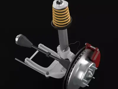 Front Suspension Arm 3D model