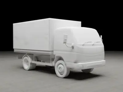Mitsubishi Fuso Low-poly 3D model
