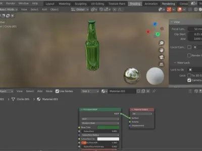 Beer bottle Free 3D model