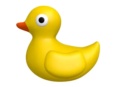 Duck toy Free 3D model