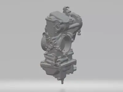 Keihin FCR Carburettor Scan 3D model