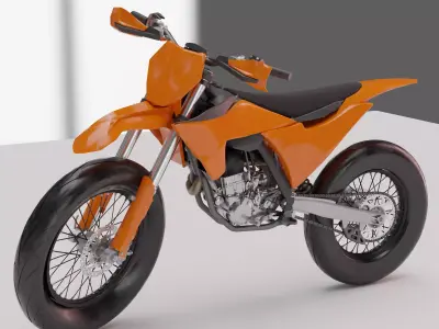 KTM EXC 450 3D model 3D model