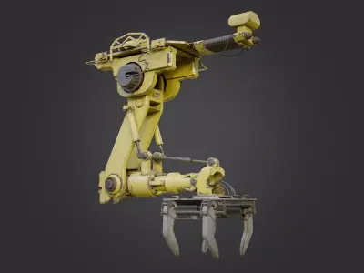 Industrial Robot G-1 Low-poly 3D model