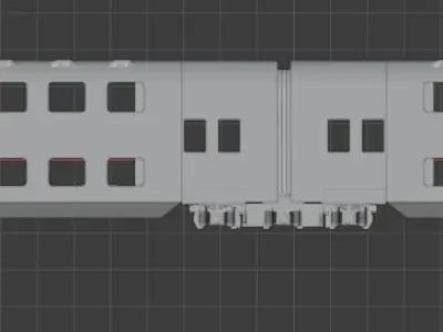 Modular H0 1-87 scale double-deck couch set DBv 3D print model