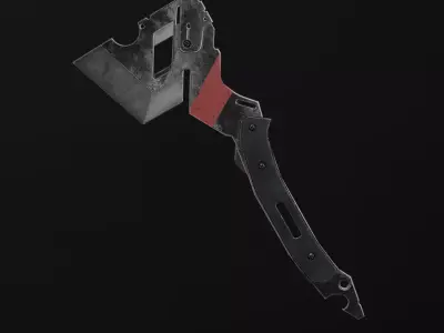 Metal Axe Low-poly 3D model buy