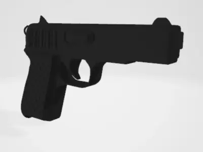 short gun 3D model