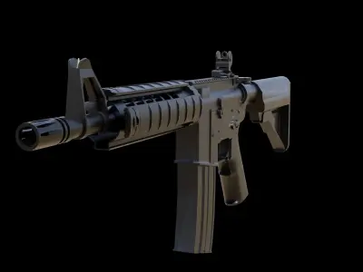 M4A1 rifle 3D model buy