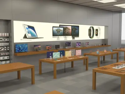 Apple Store 3D model buy