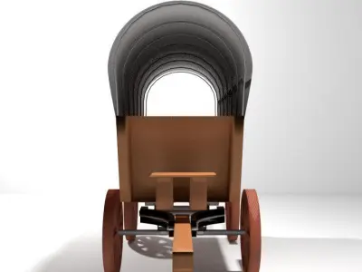 Wagon - Conestoga 3D model