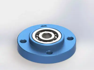 Bearing Unit LSF-10 Free 3D model