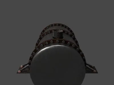 tanker Free low-poly 3D model