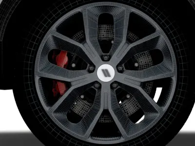 Dodge Hornet 2023 wheel 3D model