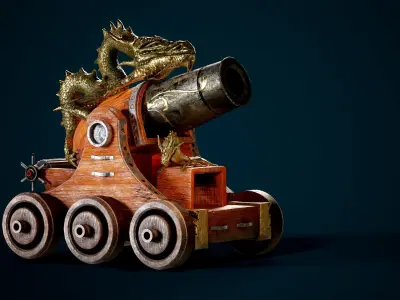 Weapon gun Low-poly 3D model purchase