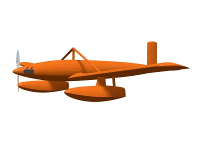 Type1 target plane 3D model