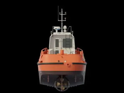 Damen Stan Tug 1004 Low-poly 3D model