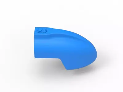 Tail tank of Silver Crown Car Scale 1 to 25 3D print model
