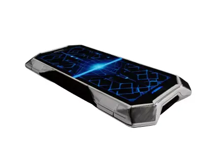 Rugged SciFi Smartphone Model 3D model