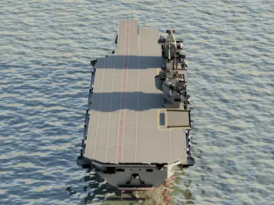 HMS Queen Elizabeth 3D model