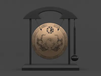 Table Gong 3D model