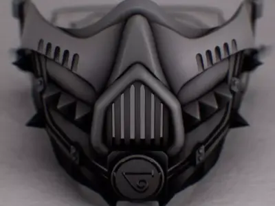 metal mask 3 3D print model