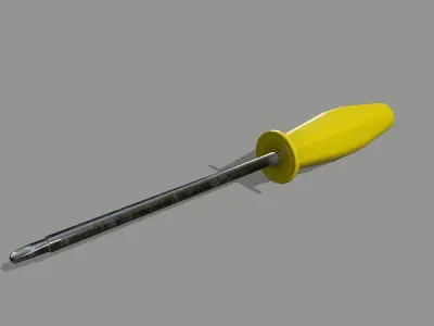 screwdriver pair of screwdrivers Low-poly 3D model purchase
