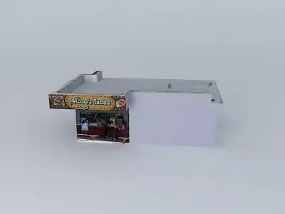 Hugo's Tacos ll Free 3D model