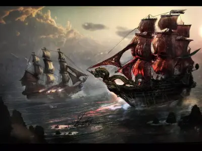 Ship sails for Ship 3D model