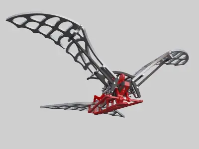 Bionic Flying Vehicle 3D model