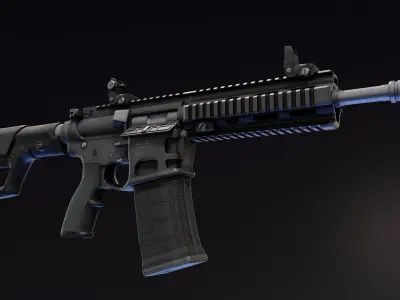 AR Quattro 15 Low-poly 3D model