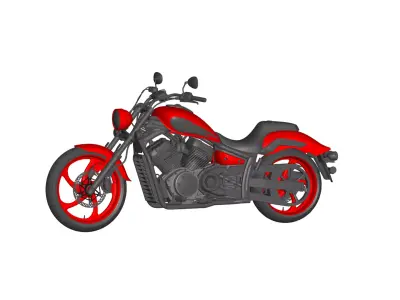 Yamaha Stryker 3D model